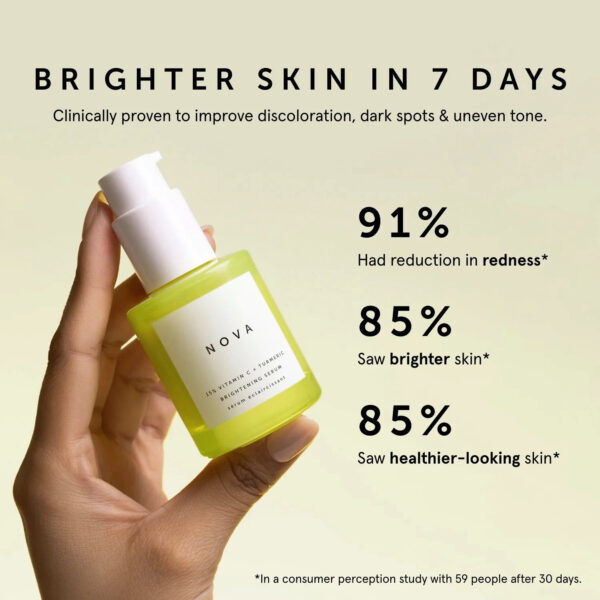 NOVA 15%Brightening Vitamin C + Turmeric Serum