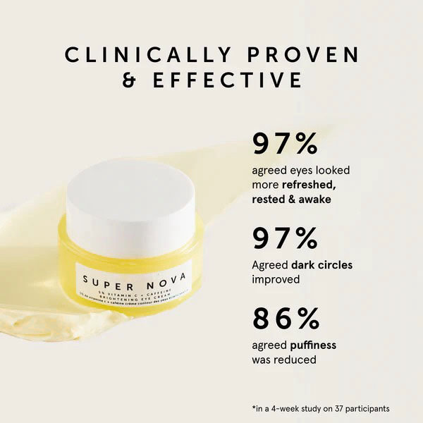 SUPER NOVA 5% Vitamin C + Caffeine Brightening Eye Cream