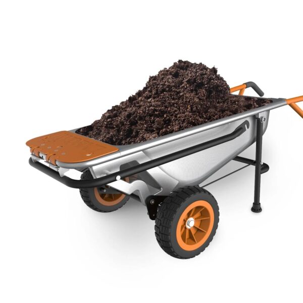 Worx WG050 Aerocart 8-in-1 Wheelbarrow - MadeInUSA