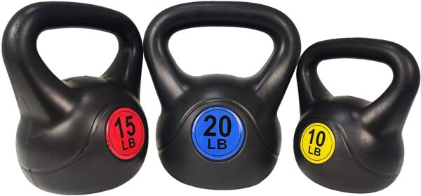BalanceFrom Wide Grip Kettlebell Exercise Fitness Weight Set
