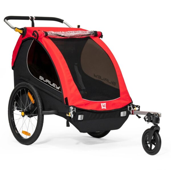 024FA5BE-1272-ECFA-A628-9CEB0058F046 Burley Honey Bee Bike Trailer Red - MadeInUSA