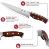 19-Piece Premium Kitchen Knife Set With Wooden Block | Master Maison German Stainless Steel Cutlery With Knife Sharpener & 8 Steak Knives
