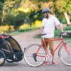 Burley Honey Bee Bike Trailer Red - MadeInUSA