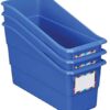 Really Good Stuff Rainbow Name Labels Durable Book and Binder Holders (Set of 12)