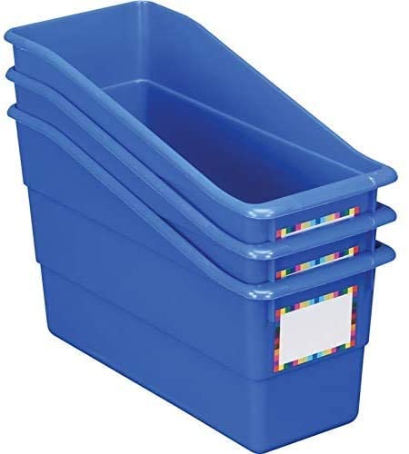 Really Good Stuff Rainbow Name Labels Durable Book and Binder Holders (Set of 12)