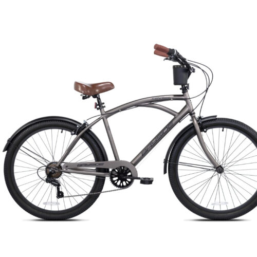 Kent 26 in. Bayside Men's Cruiser Bike, Satin Cocoa - MadeInUSA