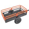 VEVOR Heavy Duty Steel ATV Dump Trailer, 1500-Pound Load Capacity 15 Cubic Feet, Tow Behind Dump Cart Garden Trailer, with Removable Sides and 2 - MadeInUSA