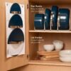 Caraway Nonstick Ceramic Cookware Set (12 Piece) Pots Pans Lids and Kitchen Storage - Non Toxic PTFE & PFOA Free - Oven Safe & Compatible with All - MadeInUSA