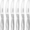 Cuisinart C77SS-15PK 15-Piece Stainless Steel Hollow Handle Block Set, Glossy White