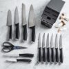 HENCKELS Dynamic Knife Block Set, 15-pc, Dark Brown