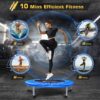 BCAN 38" Foldable Mini Trampoline Workout Max 300lbs