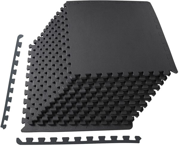 BalanceFrom Puzzle Exercise Mat with EVA Foam Interlocking Tiles