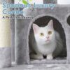 rabbitgoo Cat Tree Cat Tower 61" for Indoor Cats, Multi-Level Cat Condo with Hammock & Scratching Posts for Kittens