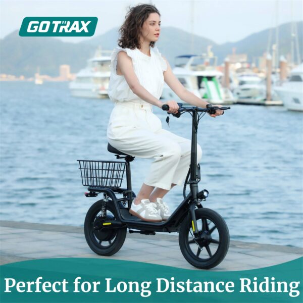 1B58440E-6589-1654-9876-95B45E787872 Gotrax Electric Scooter with Seat 18.6 Miles Range 15.5 MPH Power by 4 - MadeInUSA