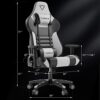 Furgle Gaming Chair, Racing Style High-Back Ergonomic Chair