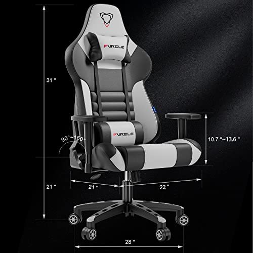 Furgle Gaming Chair, Racing Style High-Back Ergonomic Chair