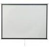 Displays2go, 120 Screening Projector Aluminum, Fiberglass, and PVC Construction  Silver, Black (PRSMAN120)