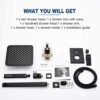 ESNBIA Oil Rubbed Bronze Shower System, Bathroom 12 Inches Rain Shower Head