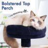 rabbitgoo Cat Tree Cat Tower 61" for Indoor Cats, Multi-Level Cat Condo with Hammock & Scratching Posts for Kittens