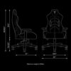 Furgle Gaming Chair, Racing Style High-Back Ergonomic Chair