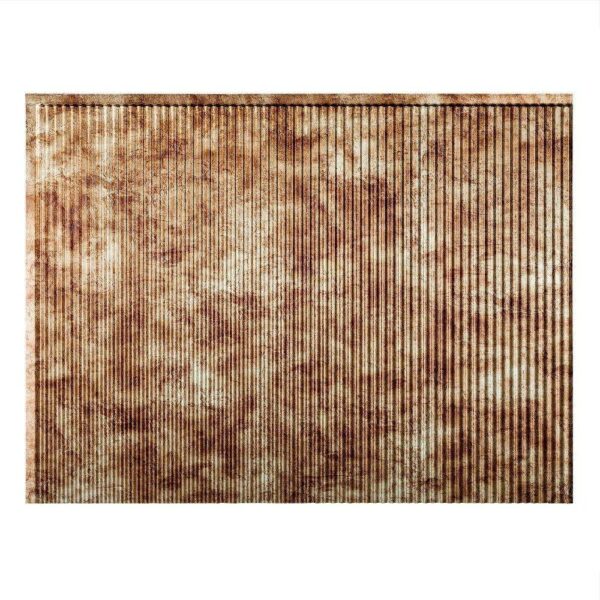 253da22a8763477fa76e5ab0a43e50a3 18in x 24in Rib Bermuda Bronze Backsplash Panel (5 Pack)