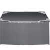 LG - 29" Laundry Pedestal with Storage Drawer - Graphite Steel - MadeInUSA
