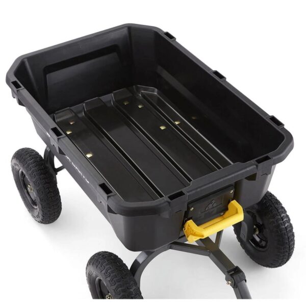 2C6F9DEF-43DC-F44C-583D-17C14FEAB1E8 Gorilla Carts 7-cu ft Poly Yard Cart | GCG-7 - MadeInUSA