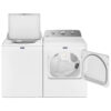 Maytag - 7.0 Cu. ft. Electric Dryer with Wrinkle Prevent - White - MadeInUSA