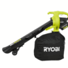 RYOBI RY40451BL 40V Cordless 110 MPH 525 CFM Cordless Leaf Blower and Cordless Leaf VacuumMulcher w 2 Batteries and 2 Chargers - MadeInUSA
