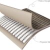 Funsicle 16ft x 48in Round Oasis Designer Above Ground Pool, Dark Double Rattan with SkimmerPlus Filter Pump & Ladder - MadeInUSA