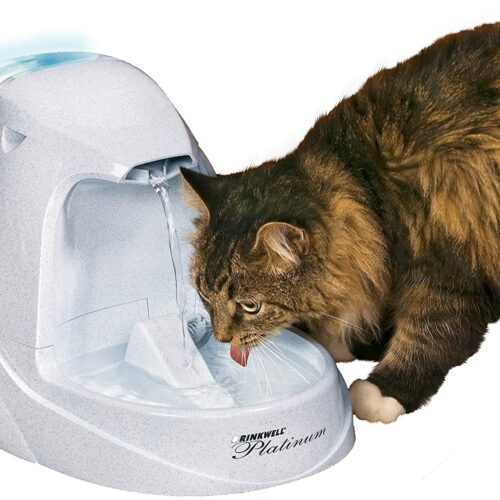 PetSafe Drinkwell Platinum Pet Fountains - Best for Cats and Small to Medium Dogs