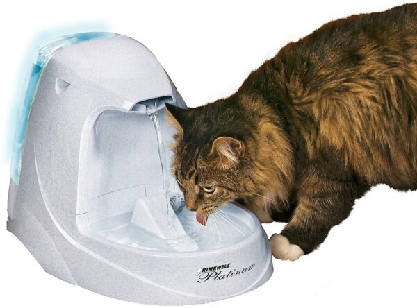 PetSafe Drinkwell Platinum Pet Fountains - Best for Cats and Small to Medium Dogs