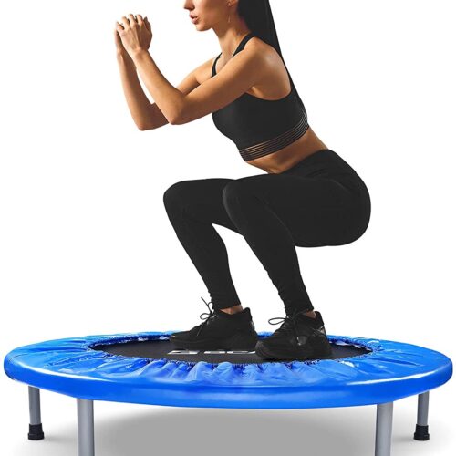 BCAN 38" Foldable Mini Trampoline Workout Max 300lbs