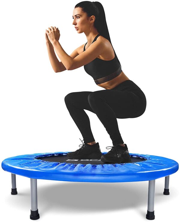BCAN 38" Foldable Mini Trampoline Workout Max 300lbs