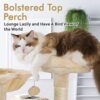 rabbitgoo Cat Tree Cat Tower 61" for Indoor Cats, Multi-Level Cat Condo with Hammock & Scratching Posts for Kittens