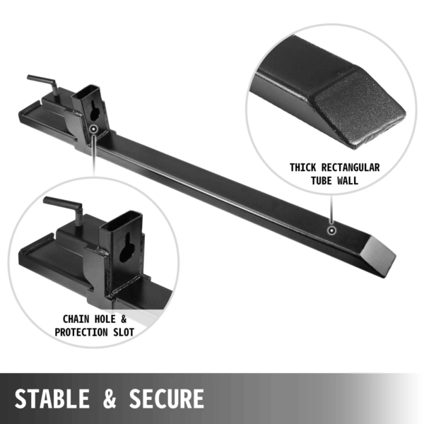 Vevor 39‘’ Clamp On Pallet Forks W/ Bar 1500lb Loader Tractor Heavy Duty