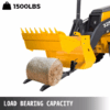 Vevor 39‘’ Clamp On Pallet Forks W/ Bar 1500lb Loader Tractor Heavy Duty