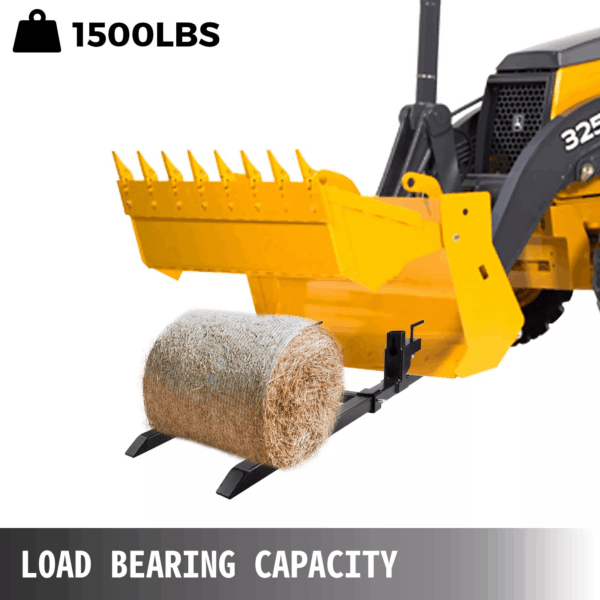 Vevor 39‘’ Clamp On Pallet Forks W/ Bar 1500lb Loader Tractor Heavy Duty