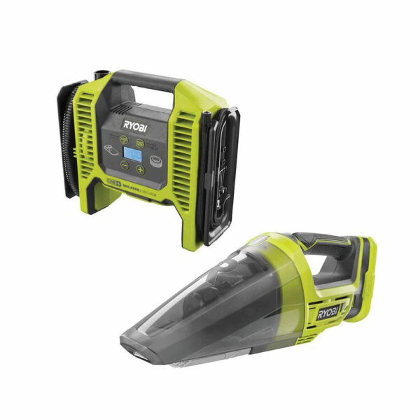 318A8E8B-4302-72BD-3726-766275761C9A Ryobi P737D 18-Volt One+ Cordless High Pressure Inflator with Digital Gauge, 4.0 Ah 18-Volt One+ High Capacity Lithium-Ion Battery, Charger, and Bag - MadeInUSA