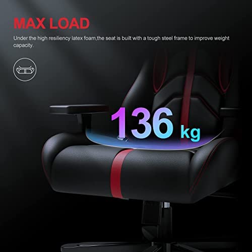 Furgle Gaming Chair, Racing Style High-Back Ergonomic Chair