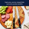 HENCKELS Solution 12-pc Knife Set with Block, Chef Knife, Paring Knife, Steak Knife Set, Grey, Stainless Steel