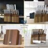 DALSTRONG Knife Block Set - 5 Piece - Gladiator Series - with Modular, Multi-Level Block - German HC Stainless Steel - Premium ABS Polymer Handles - NSF Certified