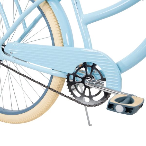 Huffy, nel Lusso Classic Cruiser Bike with Perfect Fit Frame, Women's, Light Blue, 26" - MadeInUSA