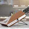 DALSTRONG Knife Block Set - 5 Piece - Gladiator Series - with Modular, Multi-Level Block - German HC Stainless Steel - Premium ABS Polymer Handles - NSF Certified