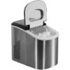 27 lb. Portable Countertop Ice Maker in Stainless Steel