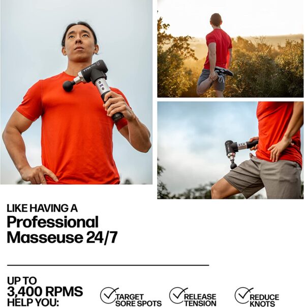 Vybe Pro Muscle Massage Gun for Athletes - 9 Speeds