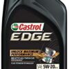 Castrol 60014 Edge 5W-20 Advanced Full Synthetic Motor Oil, 6 Gallon Enviro-Pack