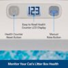 PetSafe ScoopFree Self Cleaning Cat Litter Box Systems, iOS/Android App with Health Counter - Automatic Cat Litter Box, Crystal Cat Litter