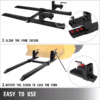 Vevor 39‘’ Clamp On Pallet Forks W/ Bar 1500lb Loader Tractor Heavy Duty