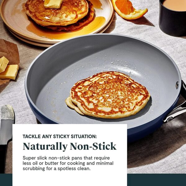 4917832F-D874-0DCD-A857-13F84D7E2A67 Caraway Nonstick Ceramic Cookware Set (12 Piece) Pots Pans Lids and Kitchen Storage - Non Toxic PTFE & PFOA Free - Oven Safe & Compatible with All - MadeInUSA